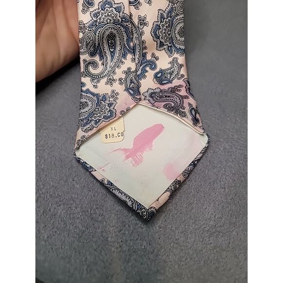 Vintage Michael Reed Designer Collection Men’s Tie – Gray Paisley 64"x3" GUC - Picture 3 of 6
